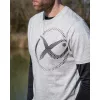 Matrix Large Mesh Logo Šedá Polokošile S