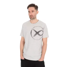 Matrix Large Mesh Logo Šedé tričko L