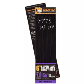 Guru Super LWG ready Rigs předvázaný háček - 20