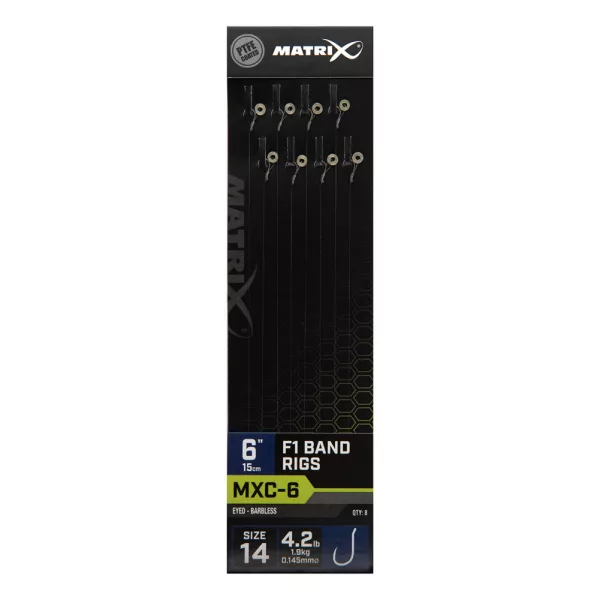 Matrix MXC-6 14 Bez protihrotu, s očkem 1,9kg 15cm Předvázaný háček 8db
