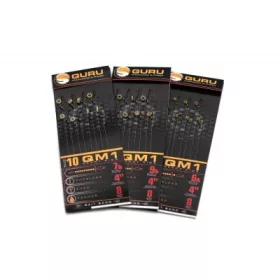  Guru Tackle - 2022- QM1 Bait Bands 10cm 10 (0.22mm) - předvázaný háček