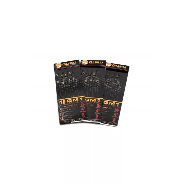 Guru Tackle - 2022- QM1 Bait Bands 10cm 10 (0.19mm) předvázaný háček