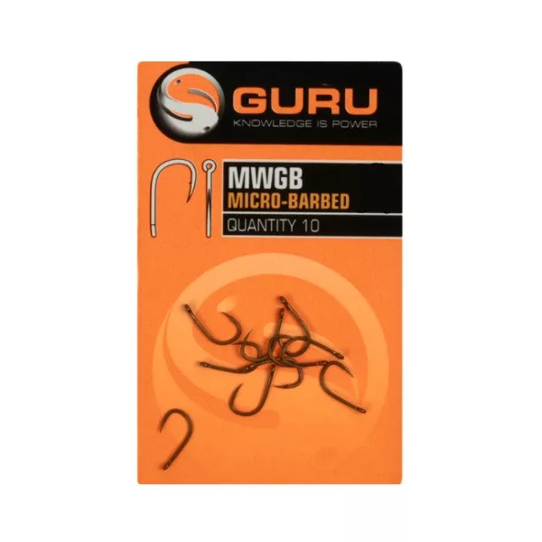 Guru Super MWG Velikost 16 (Barbed/Eyed) - háček