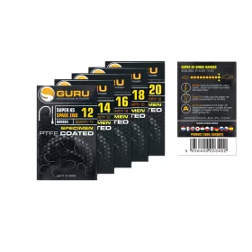   Guru Super XS 12 háček na kapry s lopatkou a protihrotem 10ks