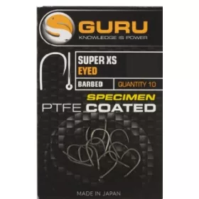 Guru Super XS Size 8 (Barbless/Eyed) - háček