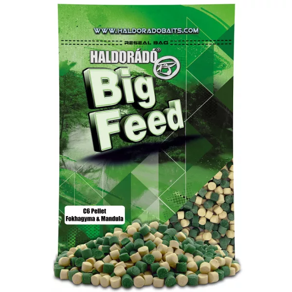 Haldorádó Big Feed C6 Peleta Česnek-Mandle 700gr 6mm Krmná peleta