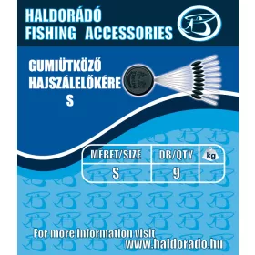   Haldorádó Gumový doraz pro vlasový návazec malý (S) 9ks
