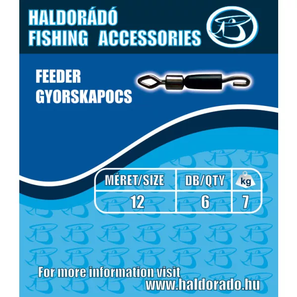 Haldorádó Feeder rychlospojka L 9kg 6ks