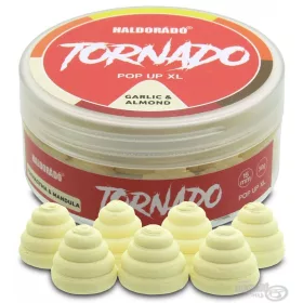 Haldorádó TORNADO Pop Up XL 15 mm - Česnek a Mandle