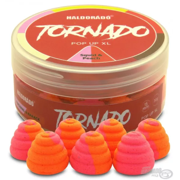 Haldorádó TORNADO Pop Up XL 15 mm - Oliheň a Broskev