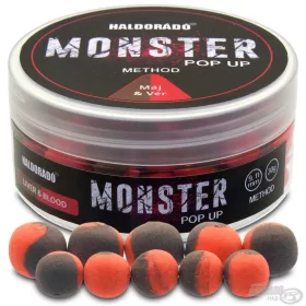 Haldorádó MONSTER Pop Up Method 9, 11 mm - Játra & Krev