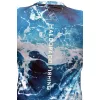 Haldorádó Letní Tričko Dlouhý Rukáv Camou Blue XS