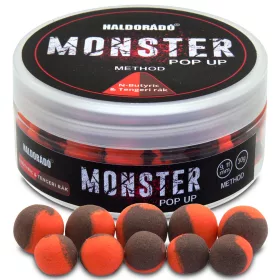   Haldorádó Monster Pop Up Method Kyselina máselná-Mořský rak 30gr 9-11mm