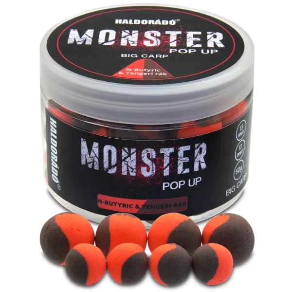Haldorádó Monster Pop Up Big Carp Kyselina máselná-Mořský rak 50gr 13-17mm