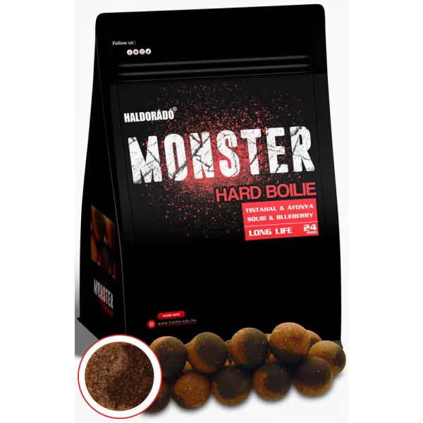 Haldorádó Monster Tvrdá Bojle Oliheň-Brusinka 700gr 24mm Bojle