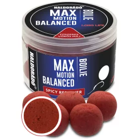   Haldorádó Max Motion Boilie Vyvážený Kořeněná červená játra 70gr 20mm Boilie