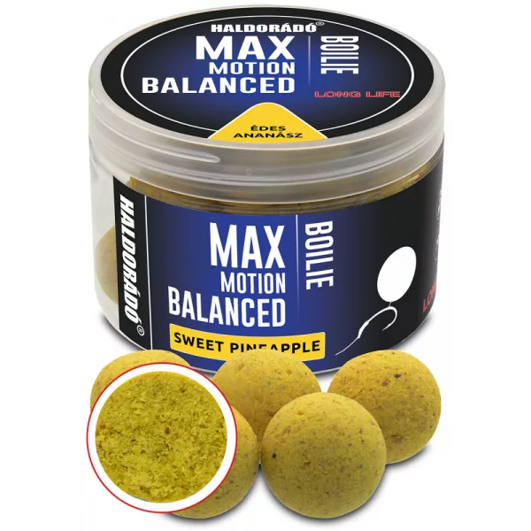 Haldorádó Max Motion Boilie Vyvážený Sladký Ananas 70gr 20mm Boilie