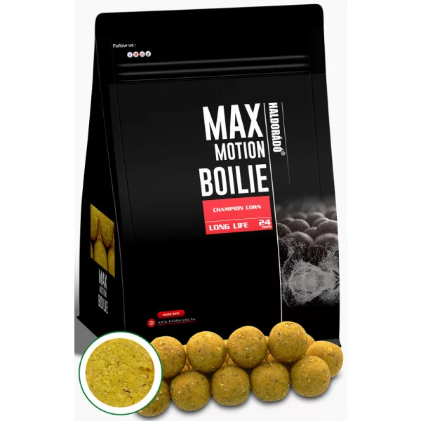 Haldorádó Max Motion Bojle Long Life Champion Corn 800gr 24mm Bojle