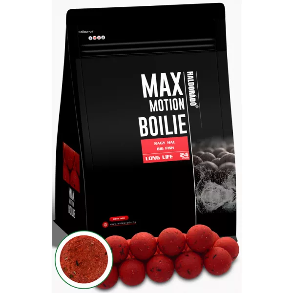 Haldorádó Max Motion Bojle Long Life Velká Ryba 800gr 24mm Bojle