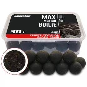   Haldorádó Max Motion Boilie Dlouhá životnost Černá oliheň 400gr 30mm Boilie