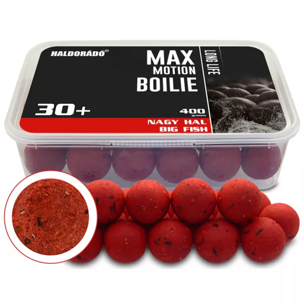 Haldorádó Max Motion Boilie Dlouhá životnost Velká ryba 400gr 30mm Boilie