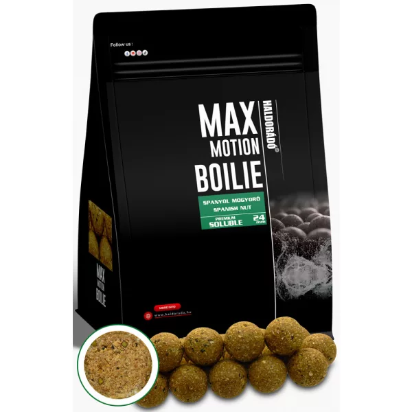 Haldorádó Max Motion Bojle Premium Soluble Španělský Arašíd 800gr 24mm Bojle