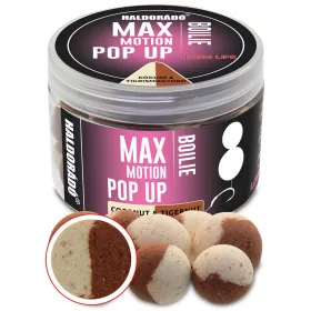   Haldorádó Max Motion Boilie Pop Up Kokos-Tygří ořech 50gr 16-20mm Boilie