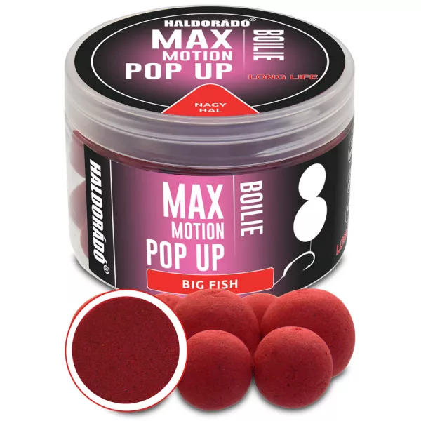Haldorádó Max Motion Boilie Pop Up Velká ryba 50gr 16-20mm Boilie