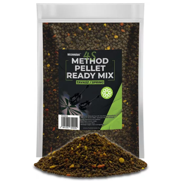 Haldorádó 4S Method Pellet Ready Mix Jarní krmná peleta 600gr