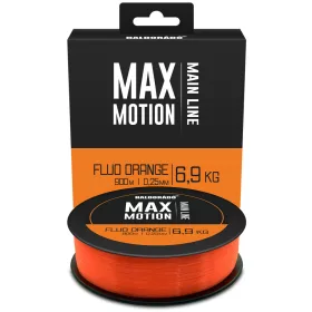   Haldorádó Max Motion 0,25mm 900m Monofilní hlavní vlasec - Fluo Oranžová