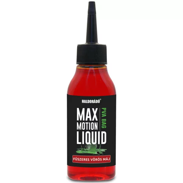 Haldorádó Max Motion PVA Bag Liquid Kořeněná Červená Játra 100ml Aroma, Tekutina