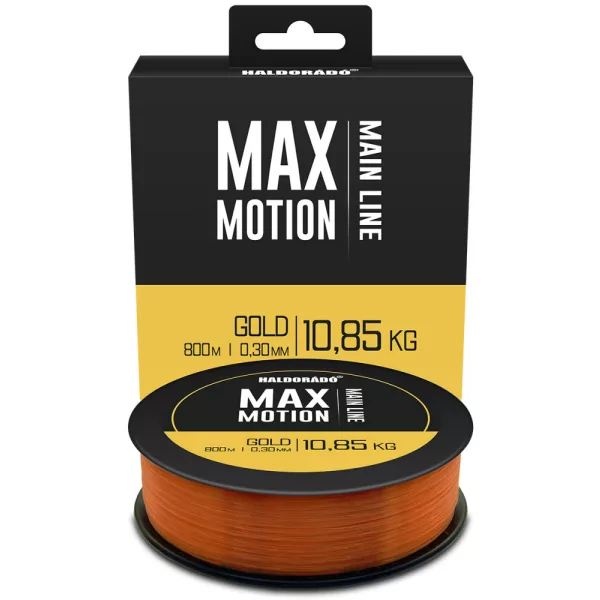 Haldorádó Max Motion 0,30mm 800m Monofilní hlavní vlasec - Zlatá