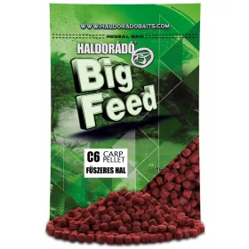   Haldorádó Big Feed C6 Peleta Kořeněná Ryba 700gr 6mm Krmná peleta