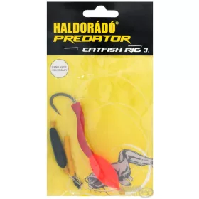   Haldorádó Catfish Rig 3 Montáž na sumce Pop-Up pro měkké nástrahy 80cm