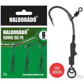   Haldorádó Ronnie Rig PR-6 Předvázaný boiliesový háček 3ks