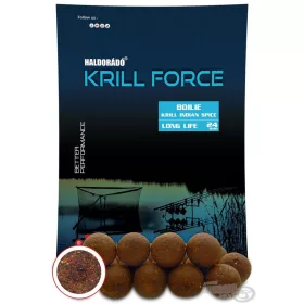   Haldorádó Krill Force Boilie Long Life 24mm Krill Indian Spice Krmné boilie 700gr