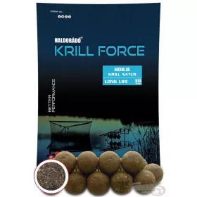   Haldorádó Krill Force Boilie Long Life 30mm Krill Natur Krmné boilie 700gr