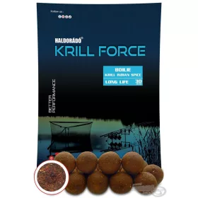   Haldorádó Krill Force Boilie Long Life 30mm Krill Indian Spice Krmná Bojli 700gr