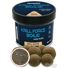   Haldorádó Krill Force Boilie Hard Hook Wafter 16, 20 mm Krill Natur Nástrahová Bojli 70gr