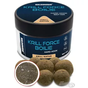  Haldorádó Krill Force Boilie Hard Hook Wafter 24, 30 mm Krill Natur Nástrahová Bojli 100gr