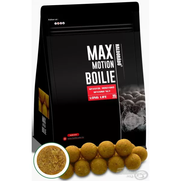 Haldorádó Max Motion Boilie Long Life 16mm Španělský Arašíd Boilie 800gr