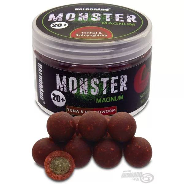 Haldorádó Monster Magnum 20+mm Tuňák & Komáří larva Návnadové boilies 70gr