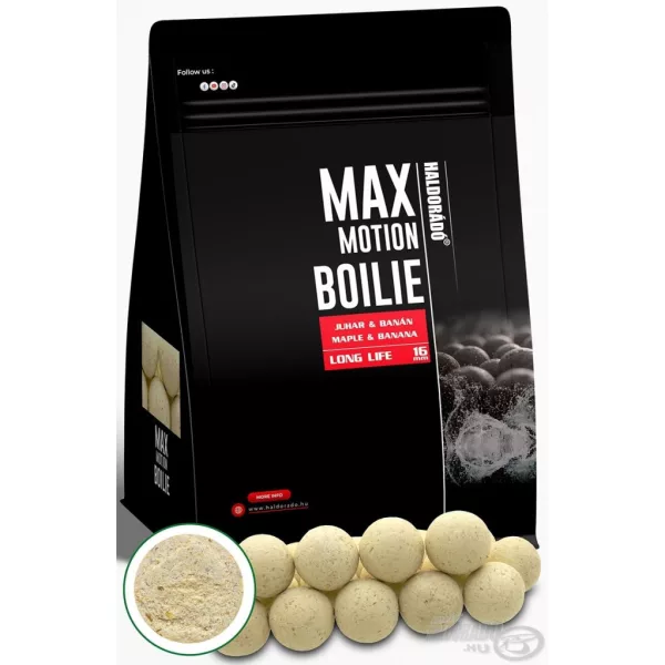 Haldorádó Max Motion Boilie Long Life 16mm Javor & Banán Boilie 800gr