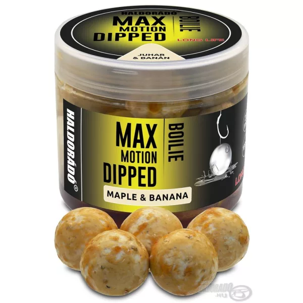 Haldorádó Max Motion Boilie Dipped 20mm Javor-Banán Návnadové boilies 100gr