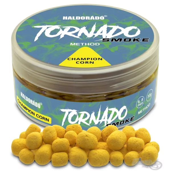 Haldorádó Tornado Smoke Method 6, 8mm Champion Corn Pelety 30gr