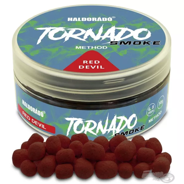 Haldorádó Tornado Smoke Method 6, 8mm Red Devil Pelety 30gr