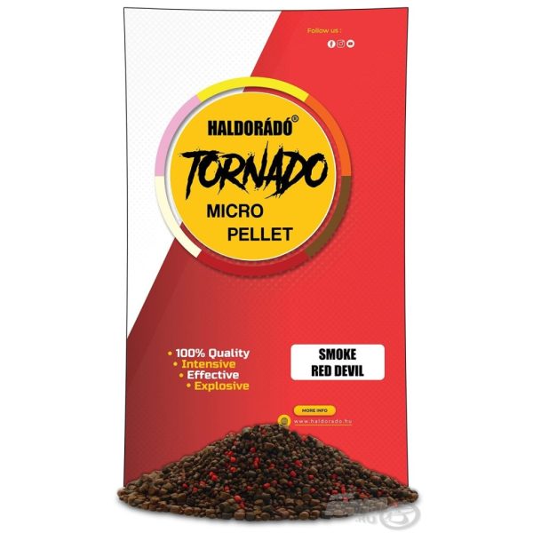 Haldorádó Tornado Smoke Micro Pellet Red Devil 400gr