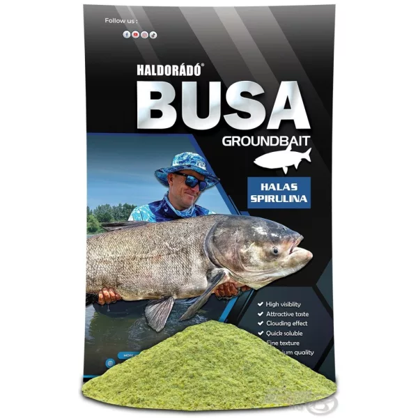 Haldorádó Busa Rybí Spirulina Etetőanyag 1kg