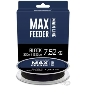   Haldorádó Max Feeder Black 0,25mm 300m Monofilní kmenová šňůra