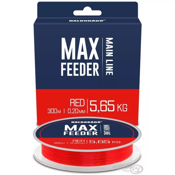 Haldorádó Max Feeder Red 0,20mm 300m Monofilní kmenová šňůra